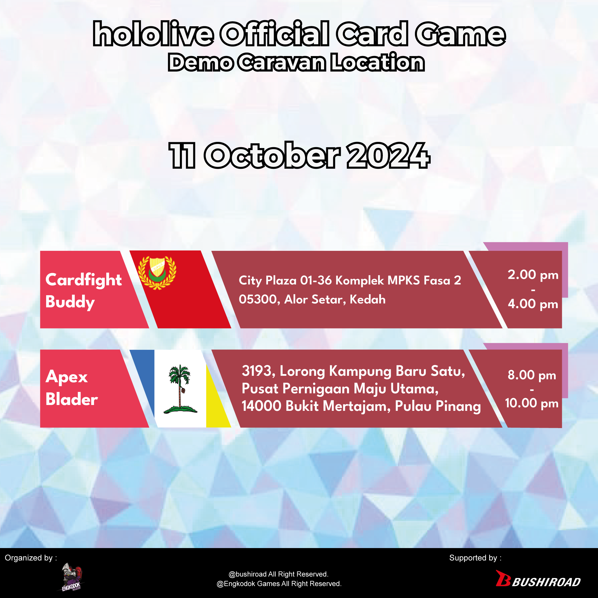 Demo Caravan schedule (week 3 - 1)