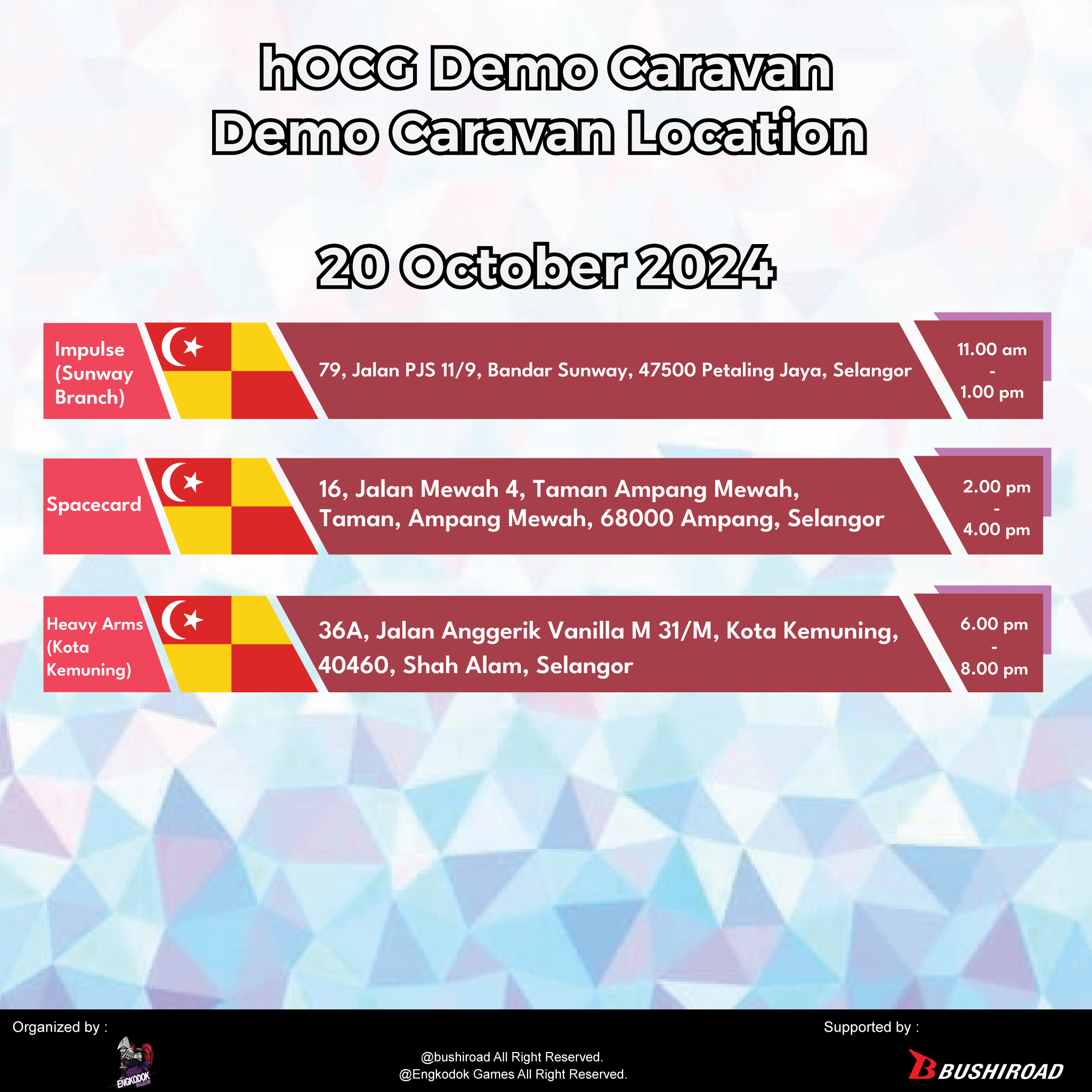 Demo Caravan schedule (week 4 - 2)